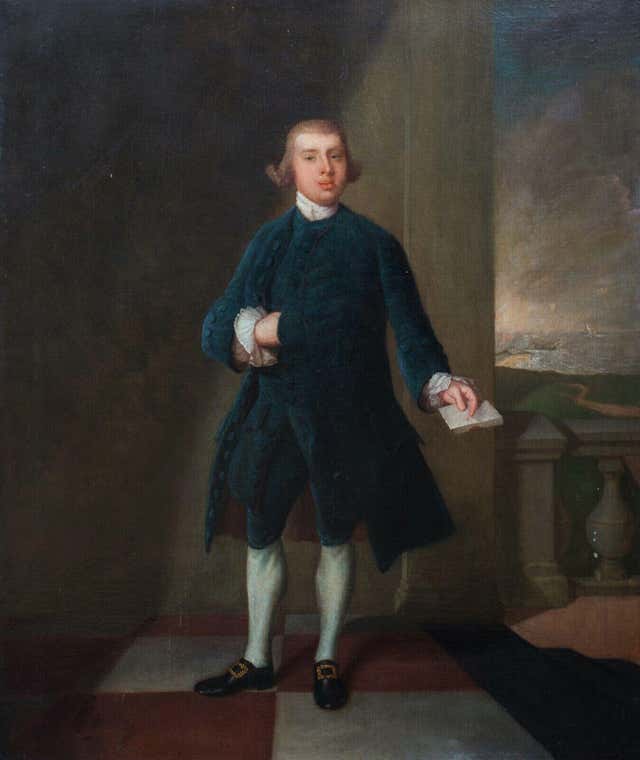 Devis Portrait Portrait Of A Gentleman and His Estate, Attributed to Arthur Devis ...