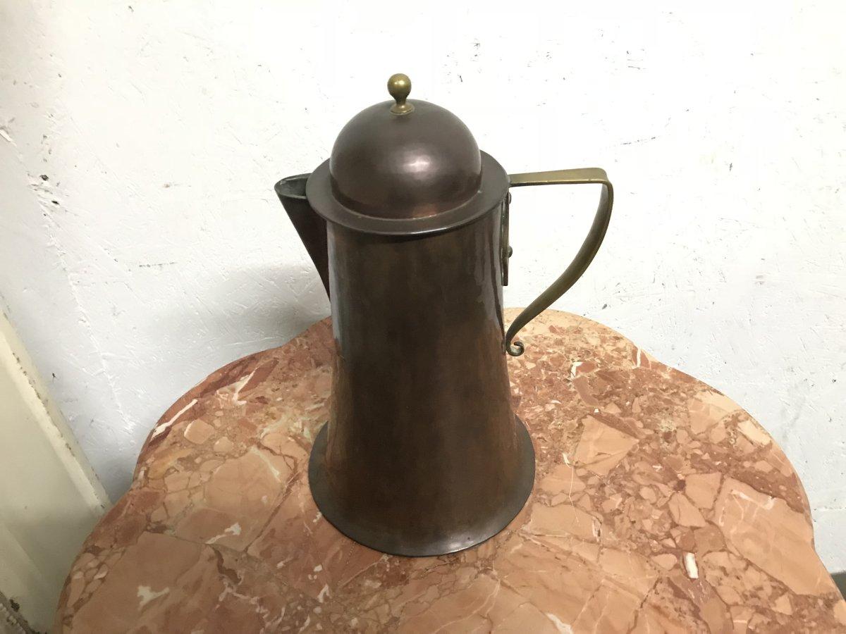antique brass jug