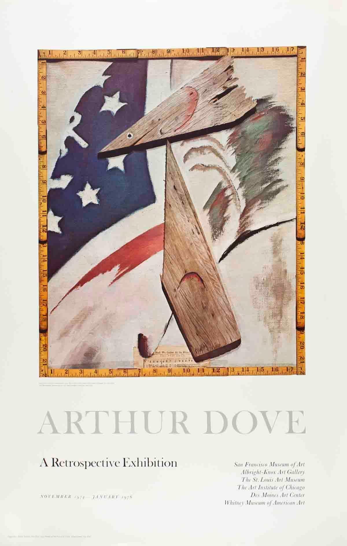 After Arthur Dove-Portrait of Ralph Dusenberry-37" x 24"-Poster-1975-Multicolor 1