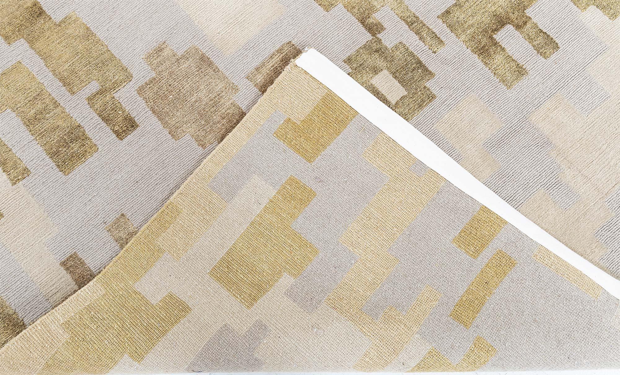 Lana Tappeto fatto a mano dal design astratto di Arthur Dunnam per Doris Leslie Blau in vendita