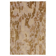 Arthur Dunnam Abstract Design Handmade Rug for Doris Leslie Blau