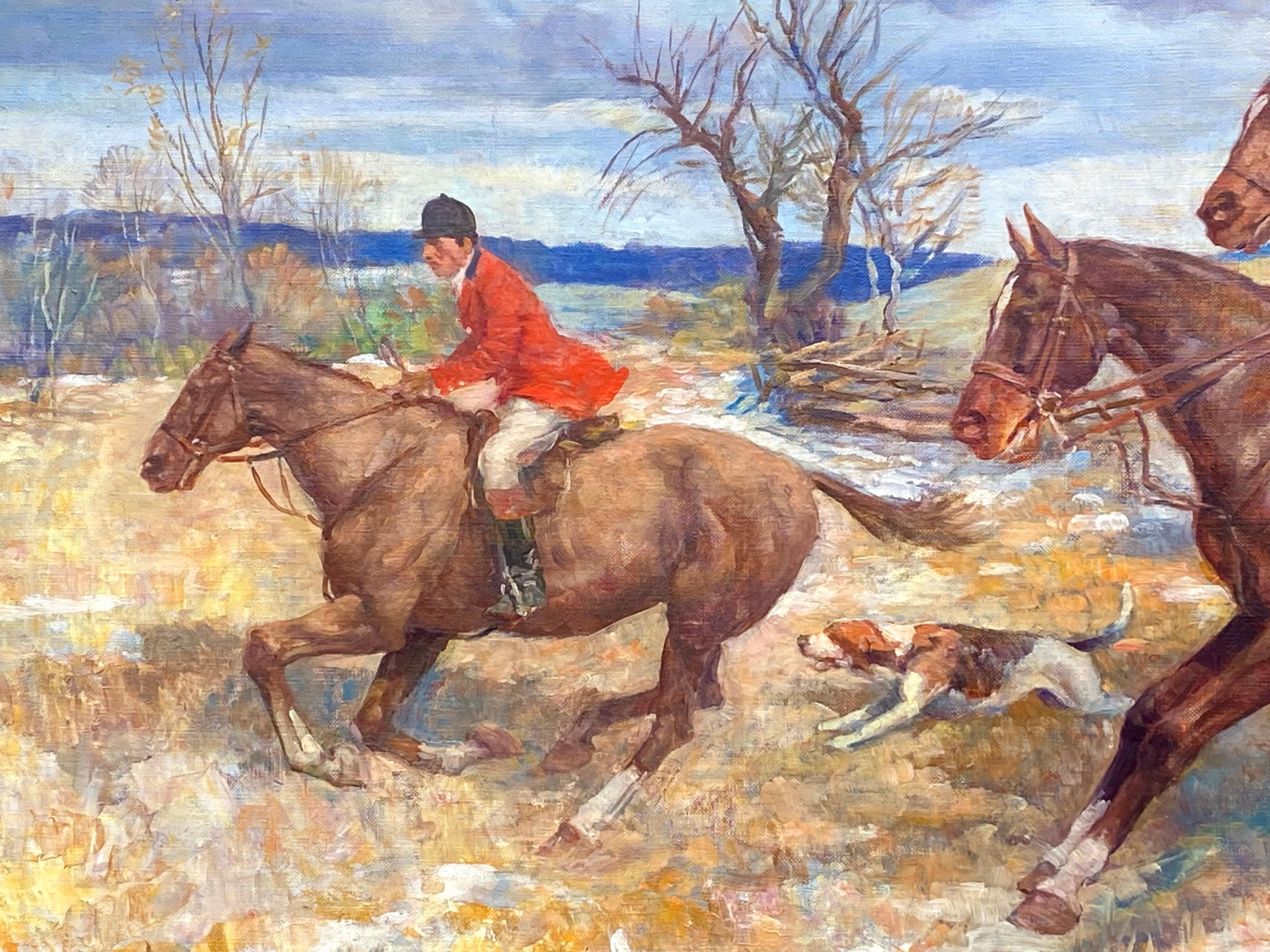 “Fox Hunt, Jumping the Fence” 2