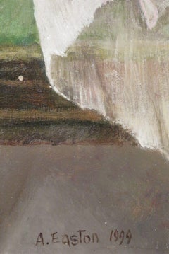 original large oil painting Still Life Composition by Arthur Easton ROI (1939-)