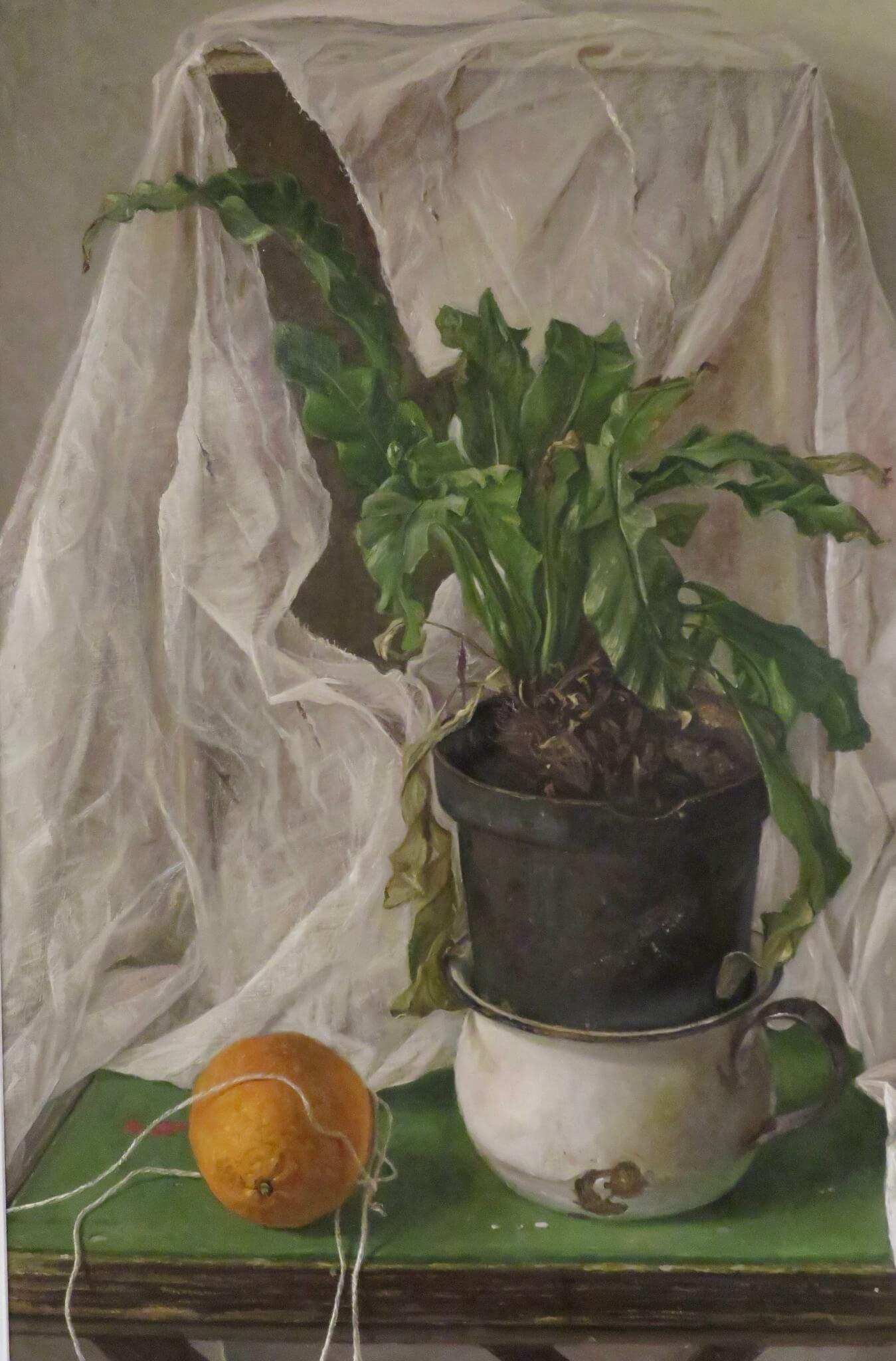 original large oil painting Still Life Composition by Arthur Easton ROI (1939-) 1