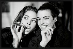 Christy Turlington and Linda Evangelista with Cigar