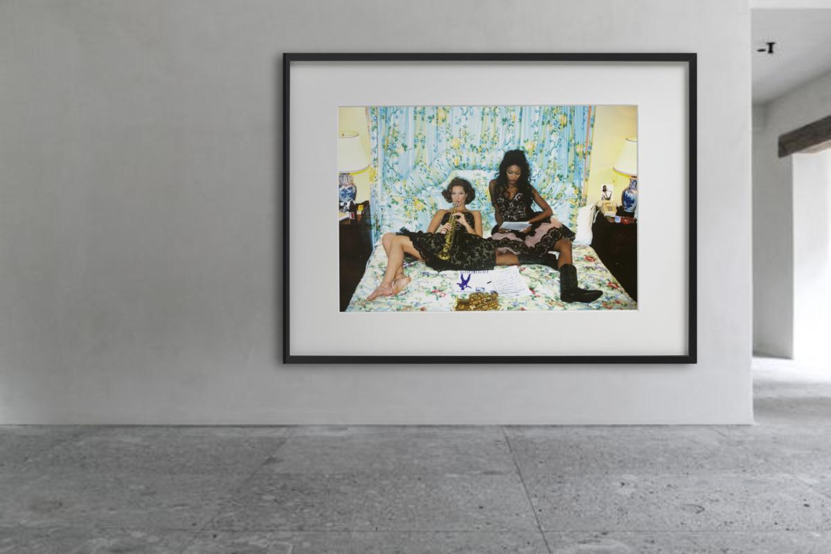 Christy Turlington et Naomi Campbell, photographie d'art - Photograph de Arthur Elgort