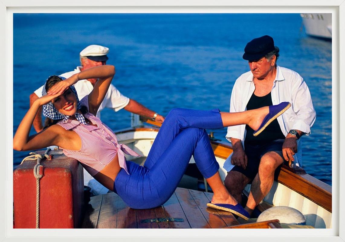 Christy Turlington in Portofino, Fine Art Photography, 1992 For Sale 4