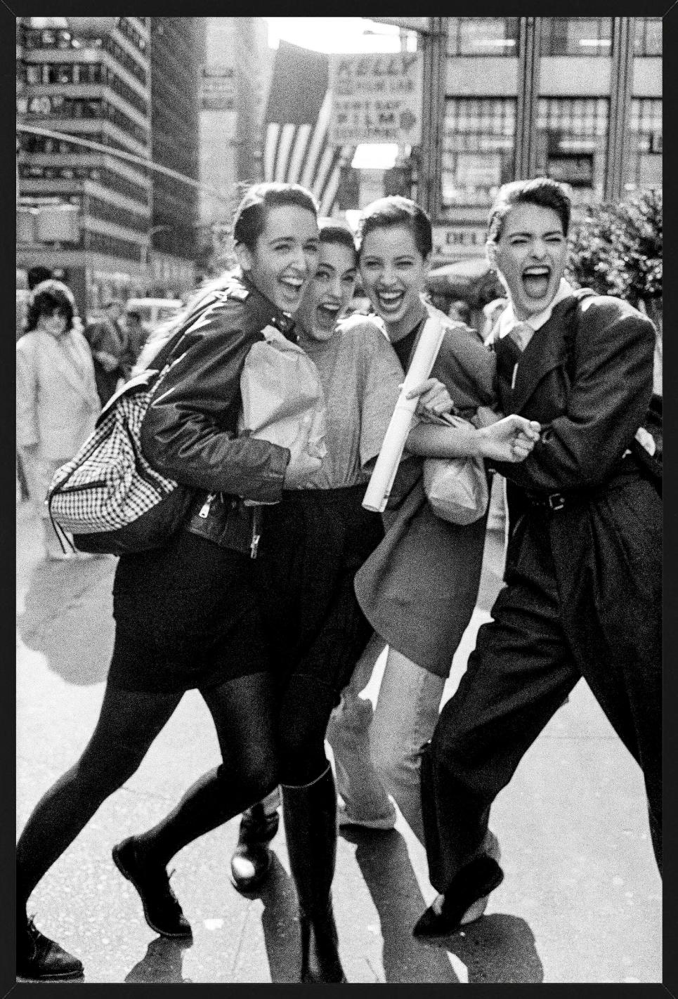 Gail Elliott, Yasmin Le Bon, Christy Turlington et Linda Evangelista, NY 1987 en vente 1