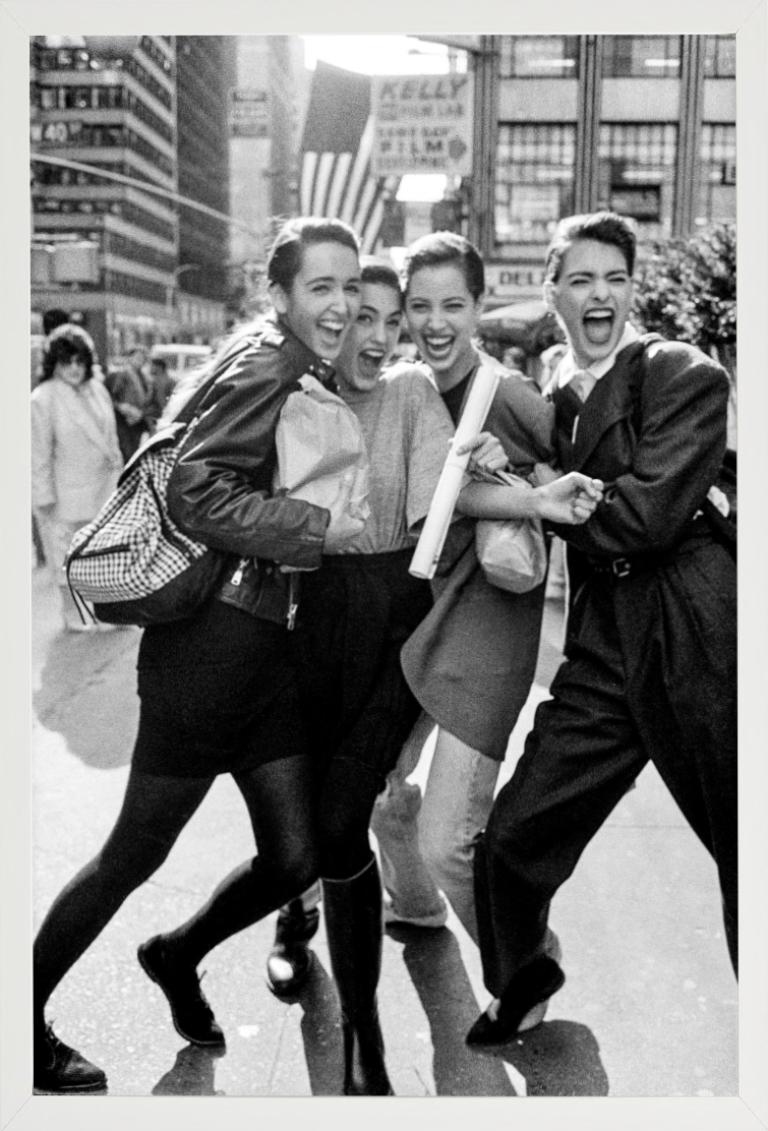 Gail Elliott, Yasmin Le Bon, Christy Turlington et Linda Evangelista, NY 1987 en vente 4