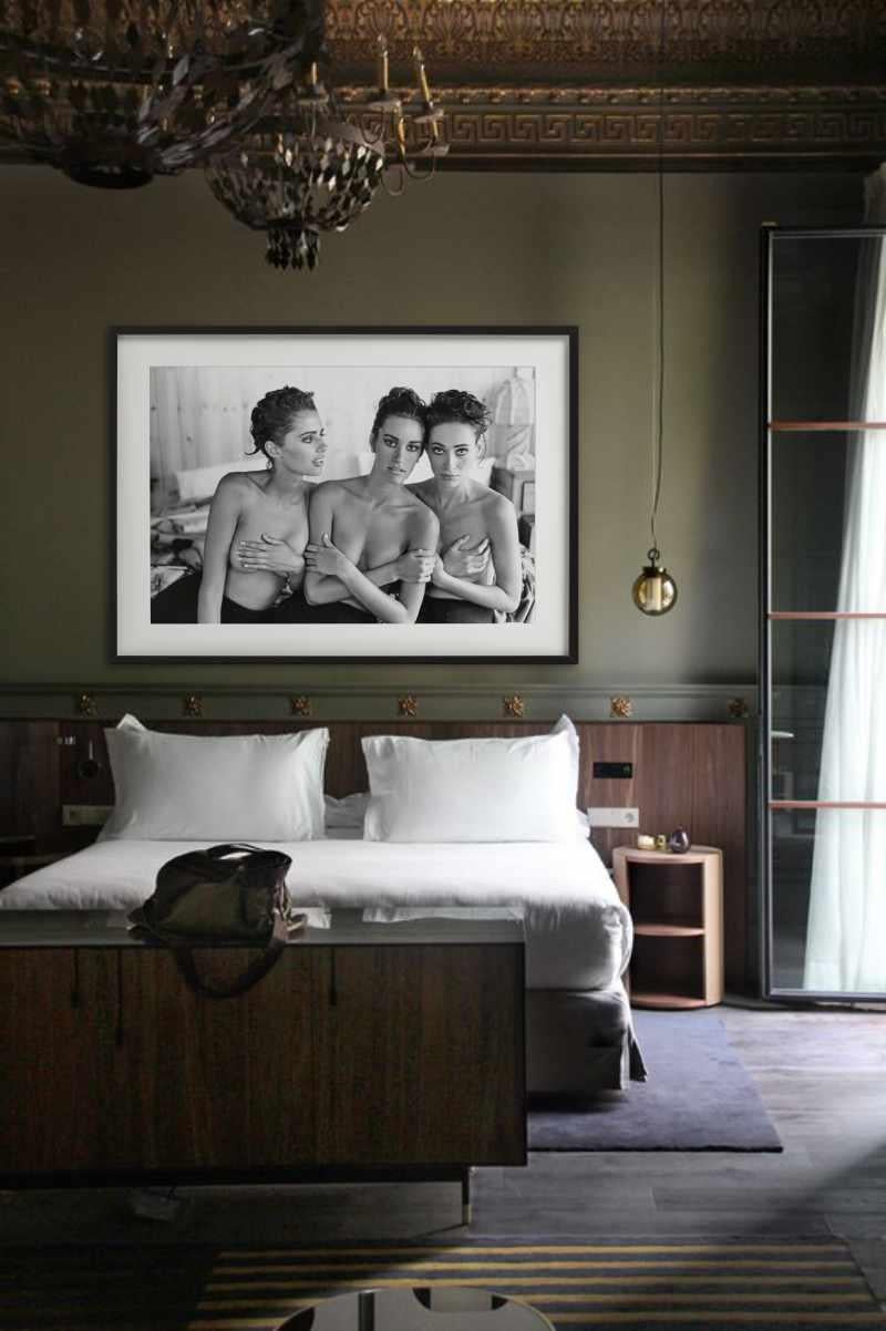 Heather, Susan et Irene, Watermill NY, pour Italian Vogue - Photographie 1991 en vente 5