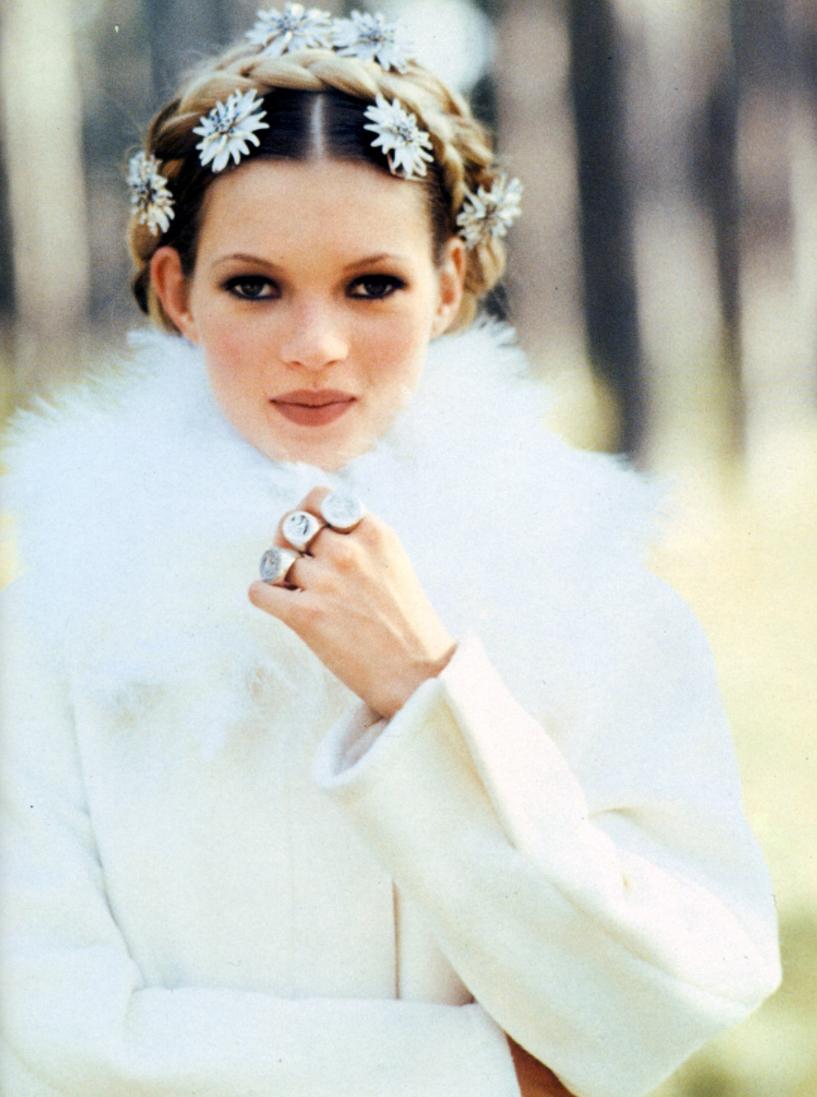Color Photograph de Arthur Elgort - Kate Moss, para Vogue Italia, Fotografía artística, 1992