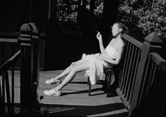 Vintage Kate Moss, Resting in Nepal, Fine Art Photography, 1993