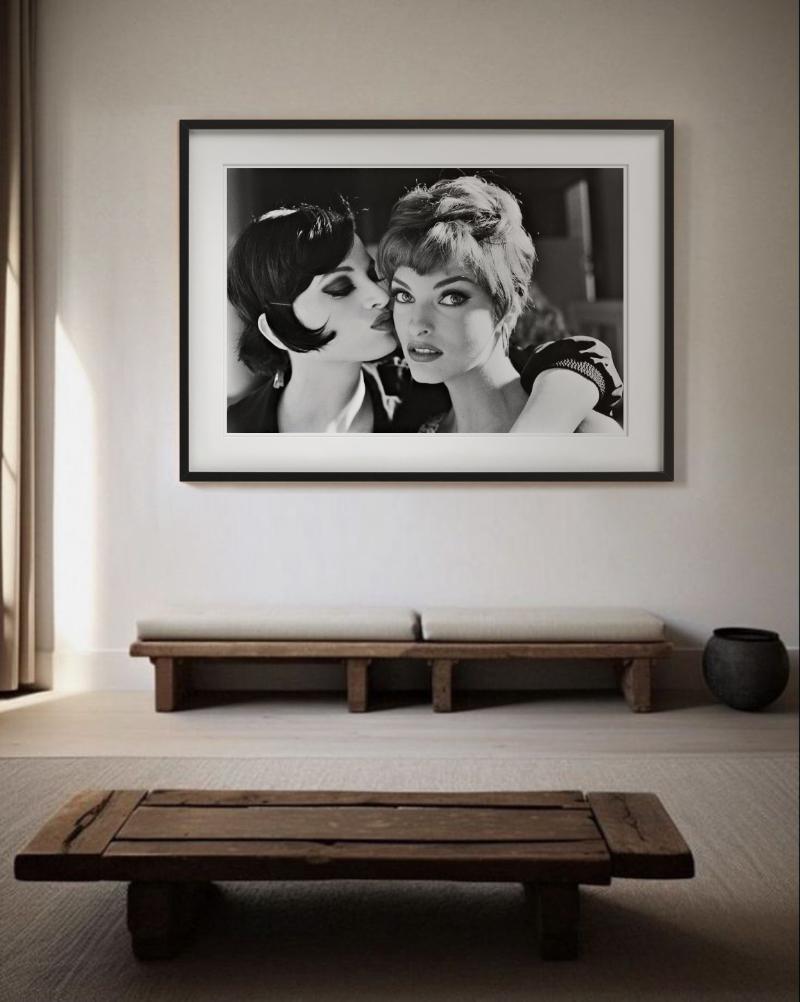 Kristen McMenamy & Linda Evangelista, Fine Art Photography, 1991 For Sale 5