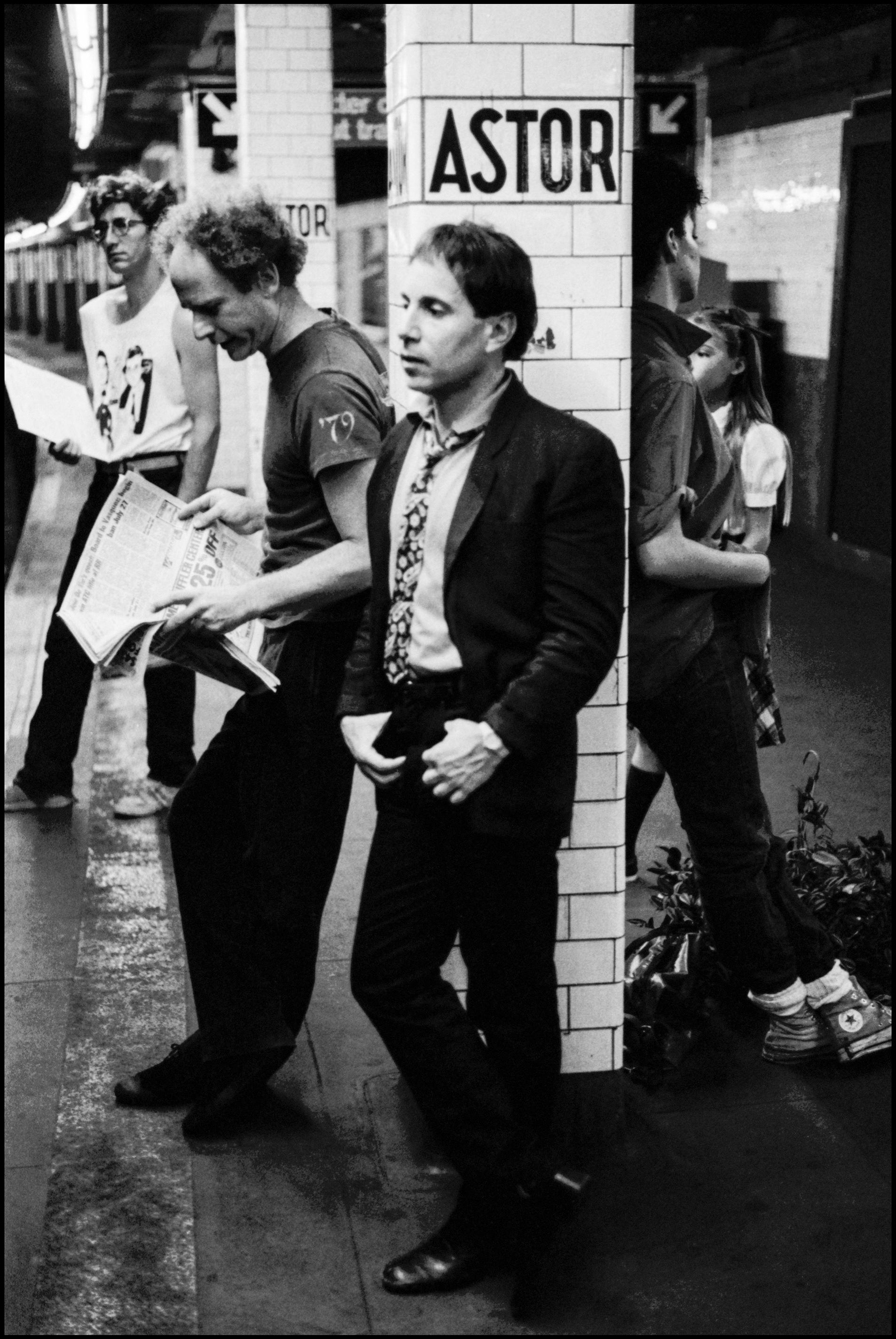 Simon & Garfunkel, NYC, 1983 - Photograph de Arthur Elgort