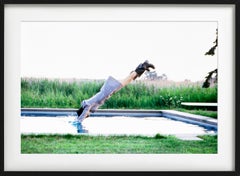 Stella Tennant- Jumping Into A Pool, Fine Art Photography