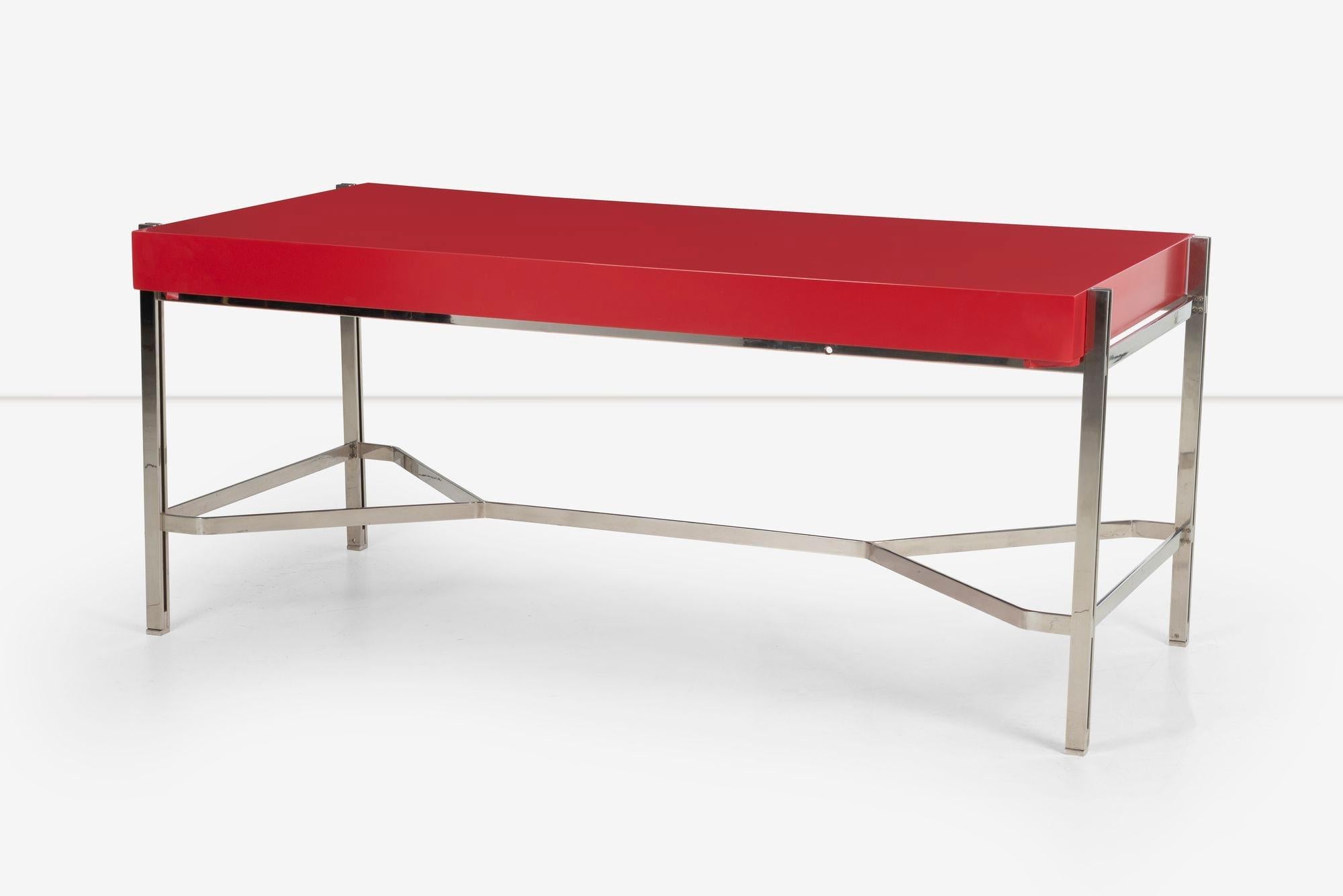 Steel Arthur Elrod Custom Desk For Sale