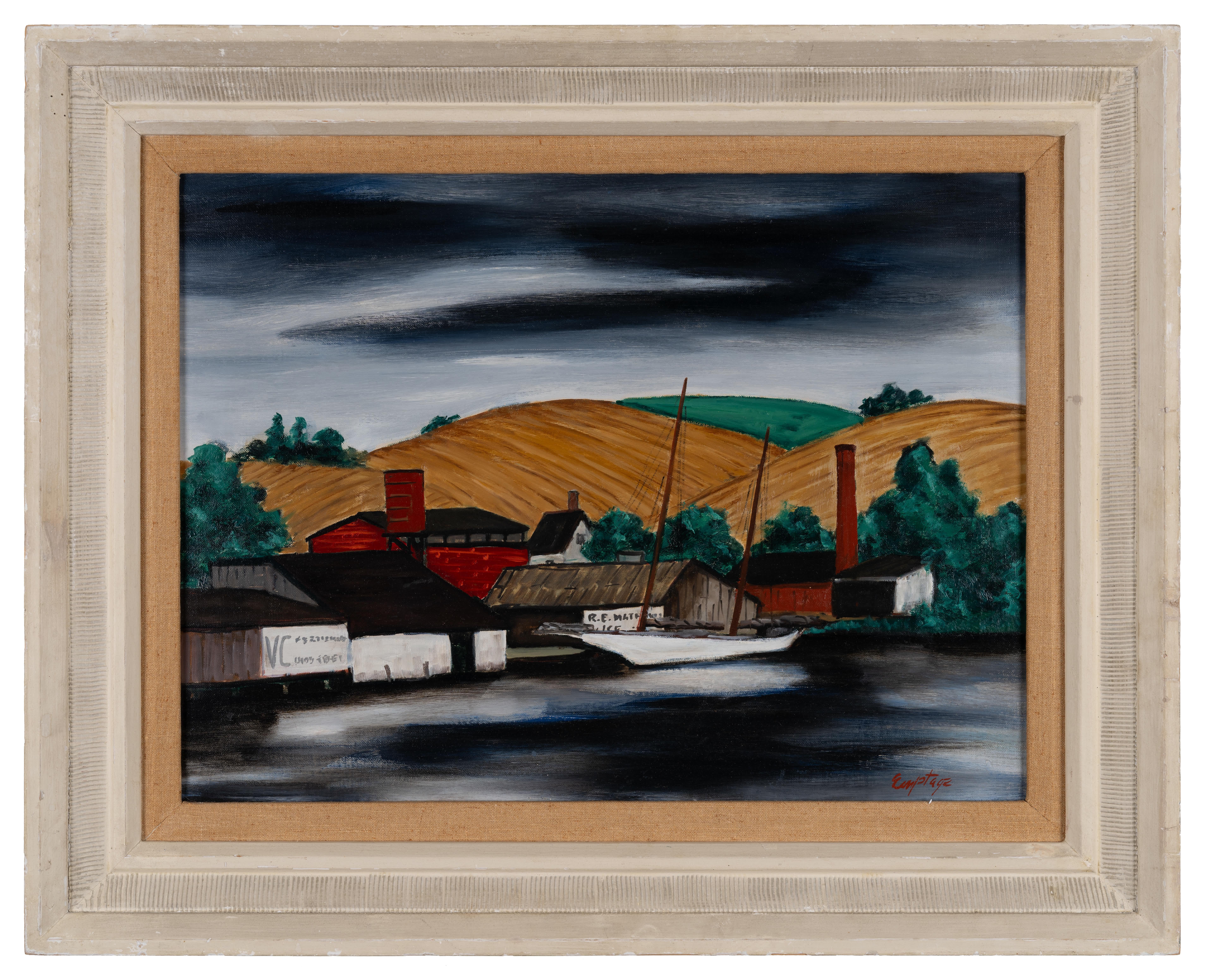 Arthur Emptage Landscape Painting – The Poacher