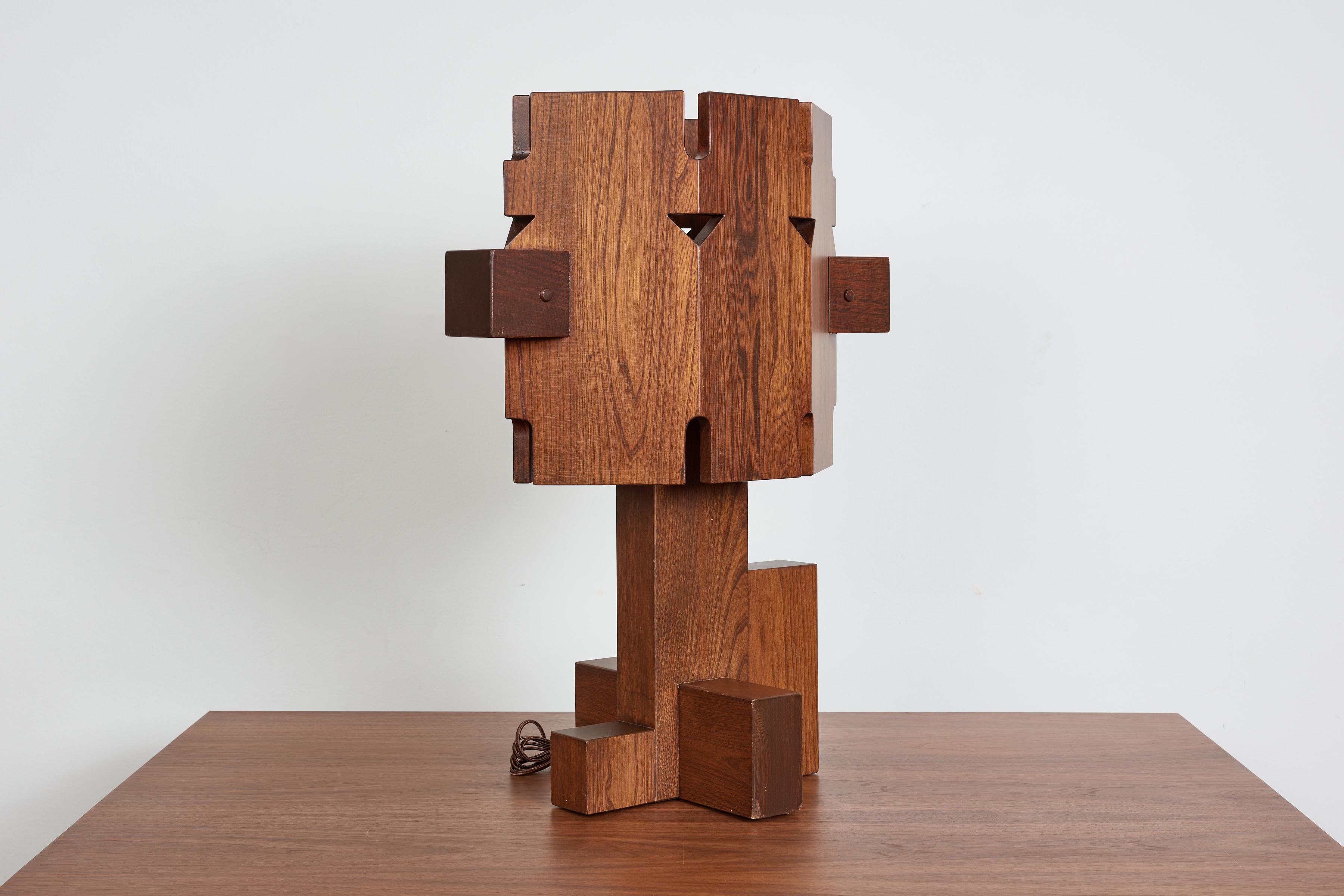 Arthur Erickson Attributed Table Lamp In Good Condition In Beverly Hills, CA