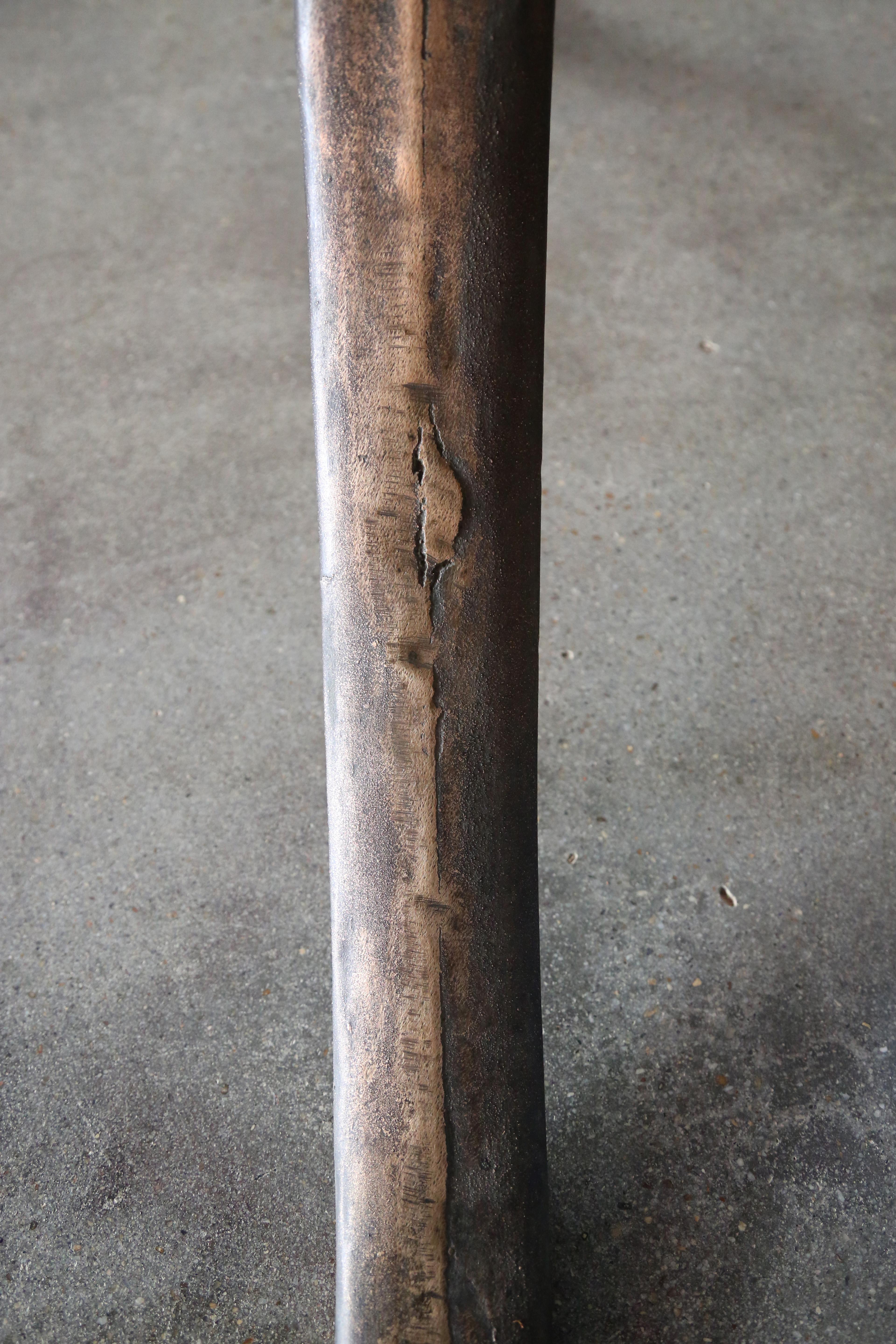Arthur Espenet Carpenter (1920-2006) Solid Walnut and Bronze Custom Dining Table 4
