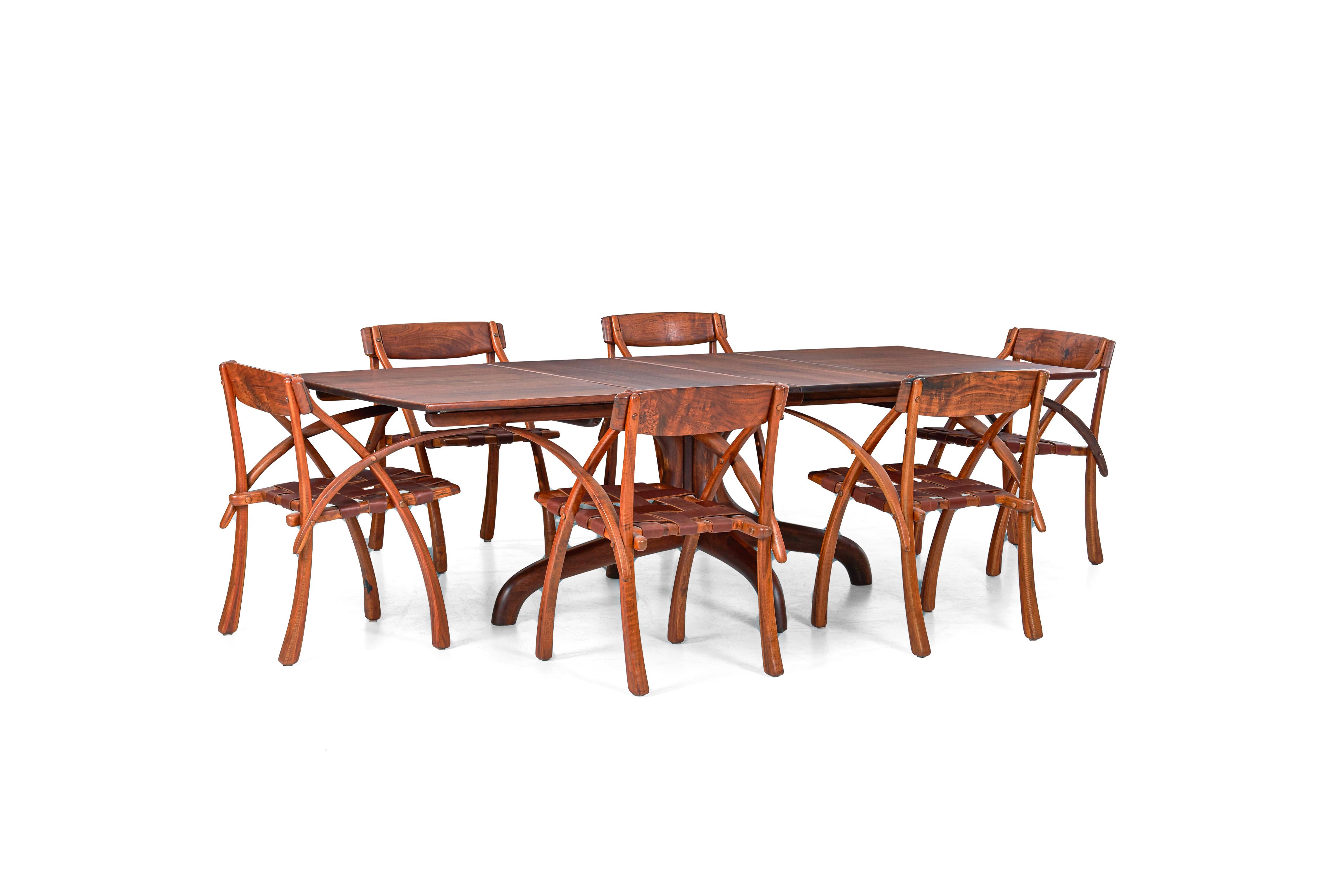American Craftsman Arthur Espenet Carpenter Dining Table For Sale