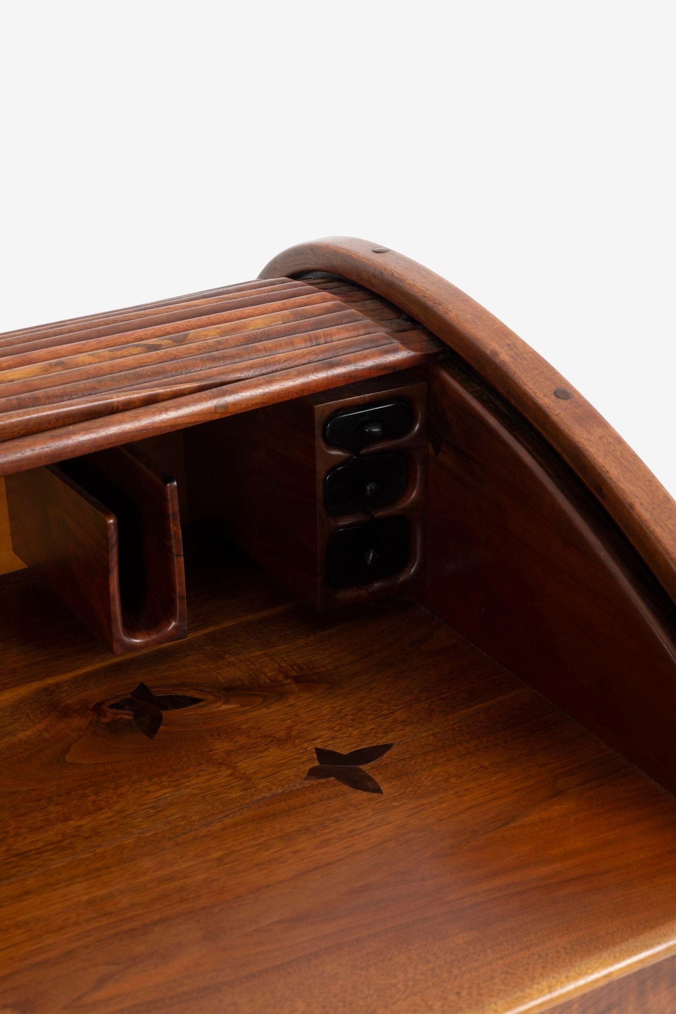Arthur Espenet Carpenter Roll-Top Desk 1979 For Sale 5