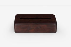 Arthur Espenet Carpenter Rosewood Tissue Box 1965c.