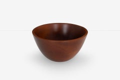 Arthur Espenet Carpenter Teak Bowl with Utensils, 1957