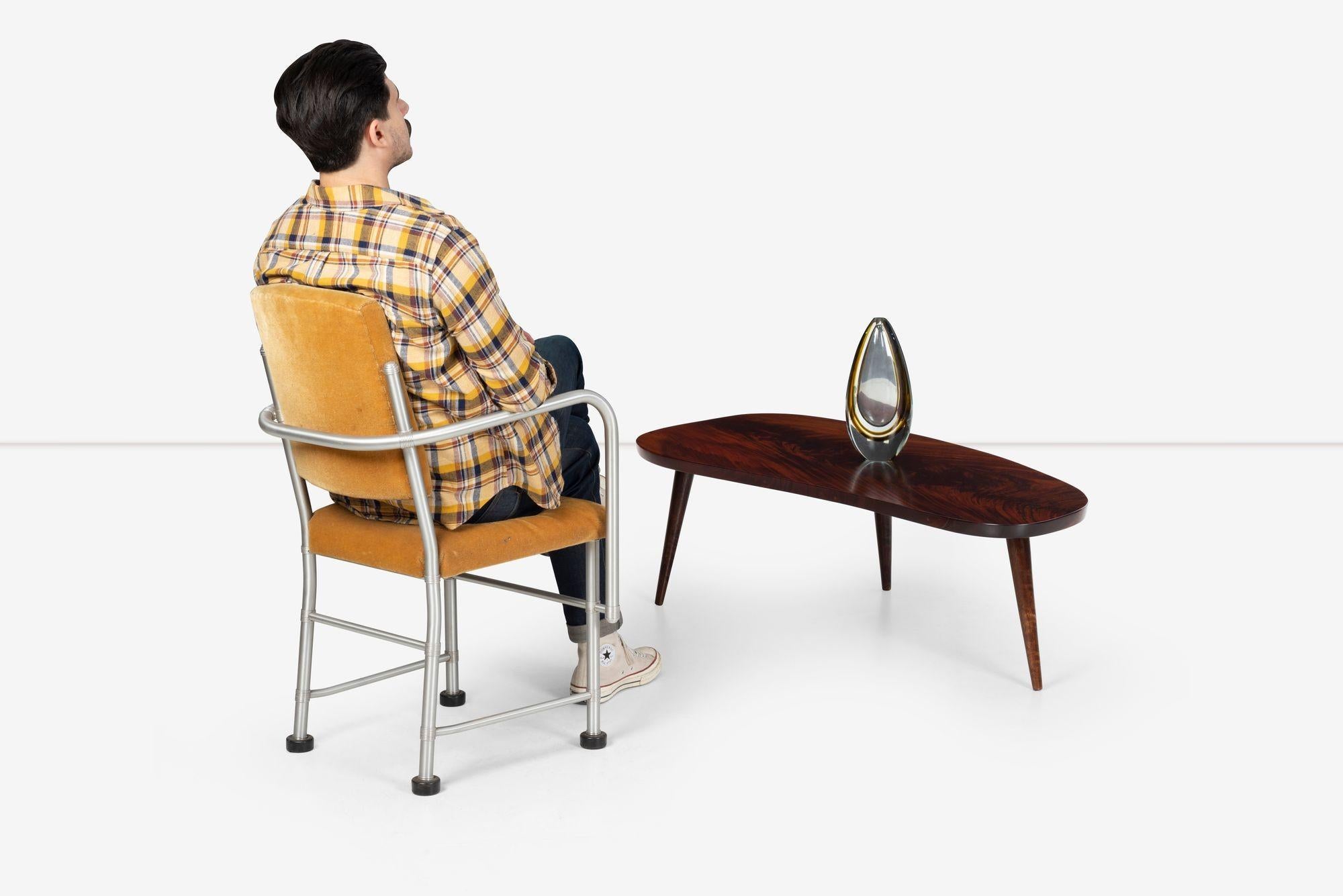 Arthur Espenet Carpenter Teardrop Table in Solid Walnut For Sale 6