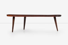 Arthur Espenet Carpenter Teardrop Table in Solid Walnut