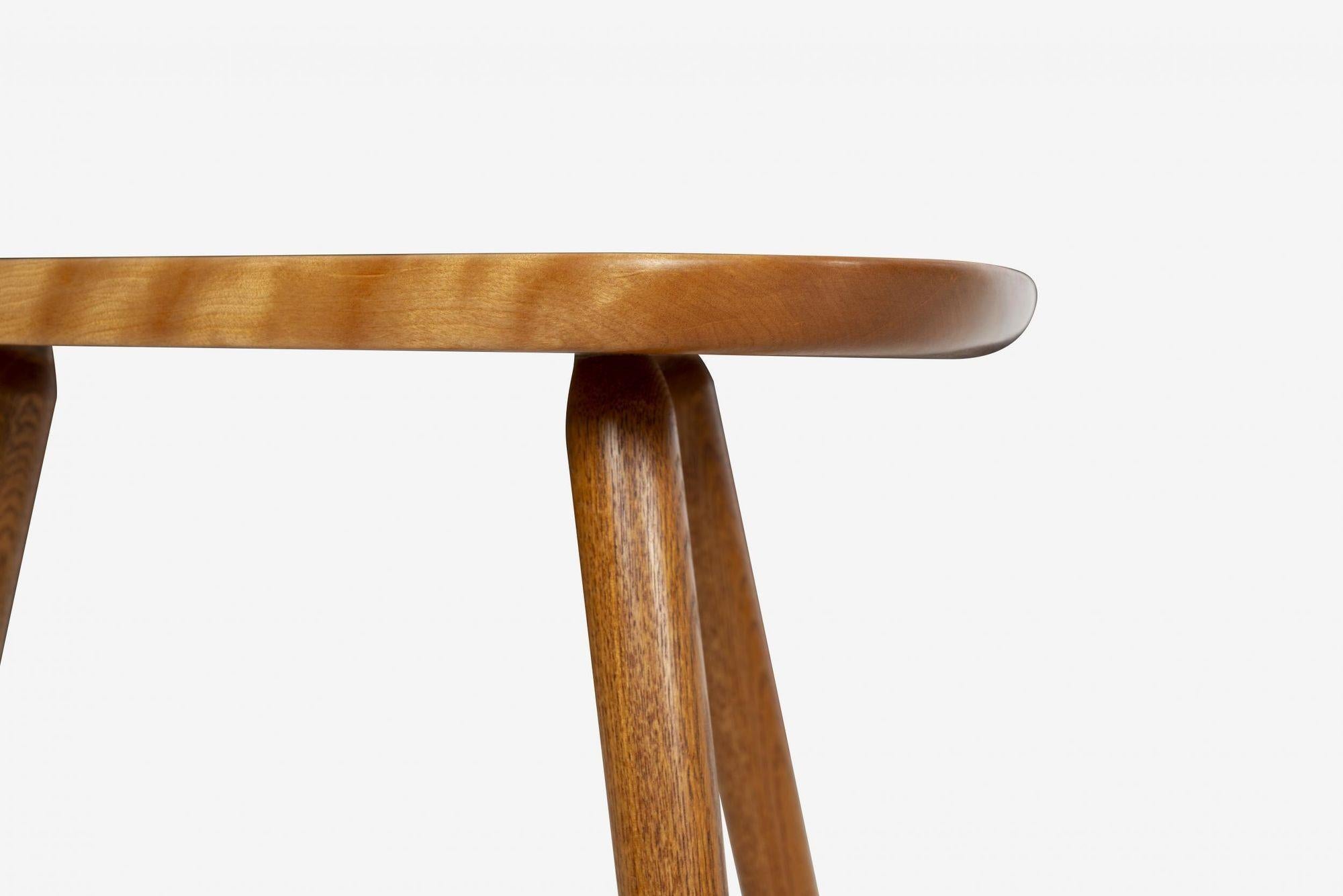 Arthur Espenet Carpenter Three-Legged Occasional Table For Sale 1