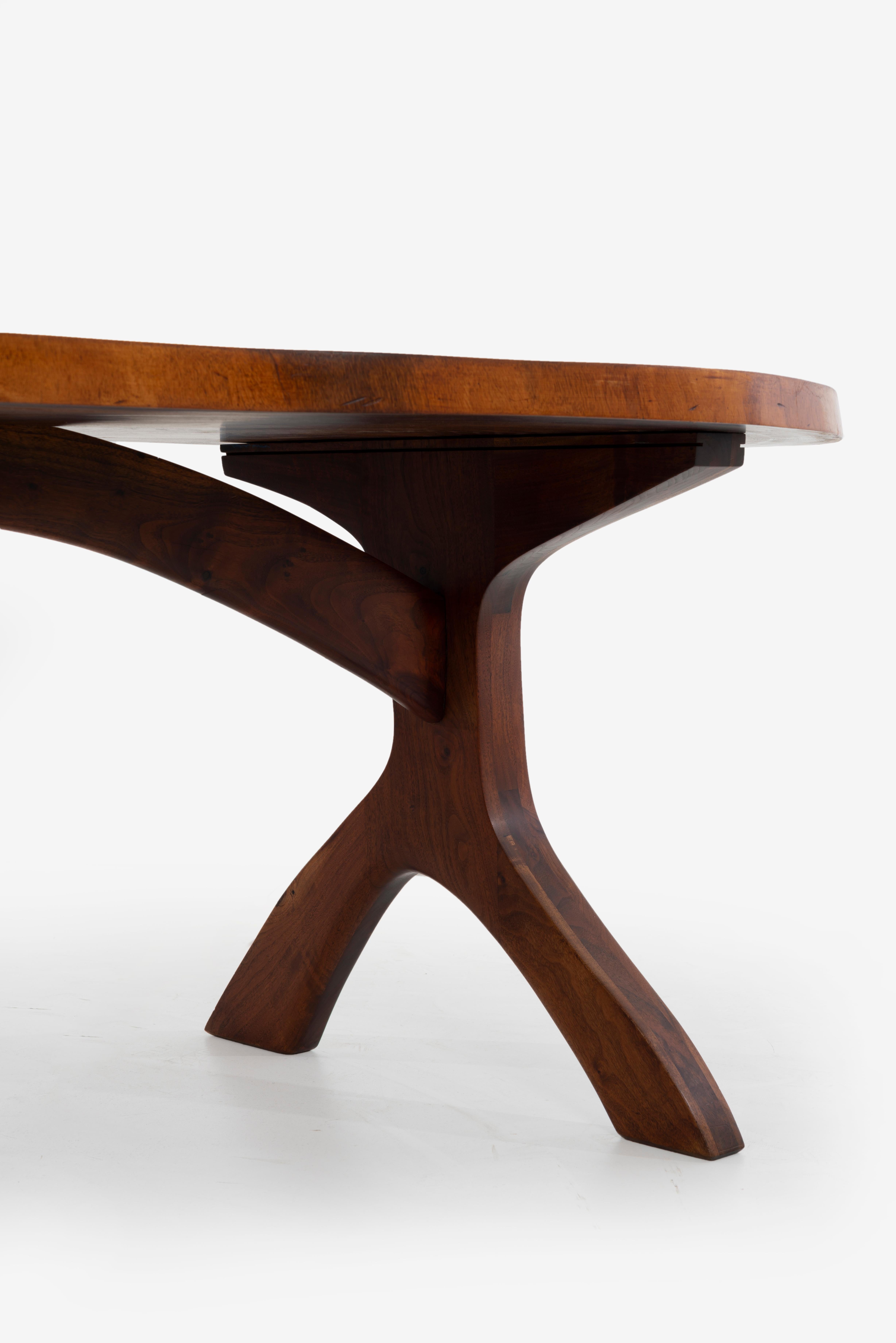 Arthur Espenet Carpenter, Unique Double-Trunk Table Desk For Sale 4