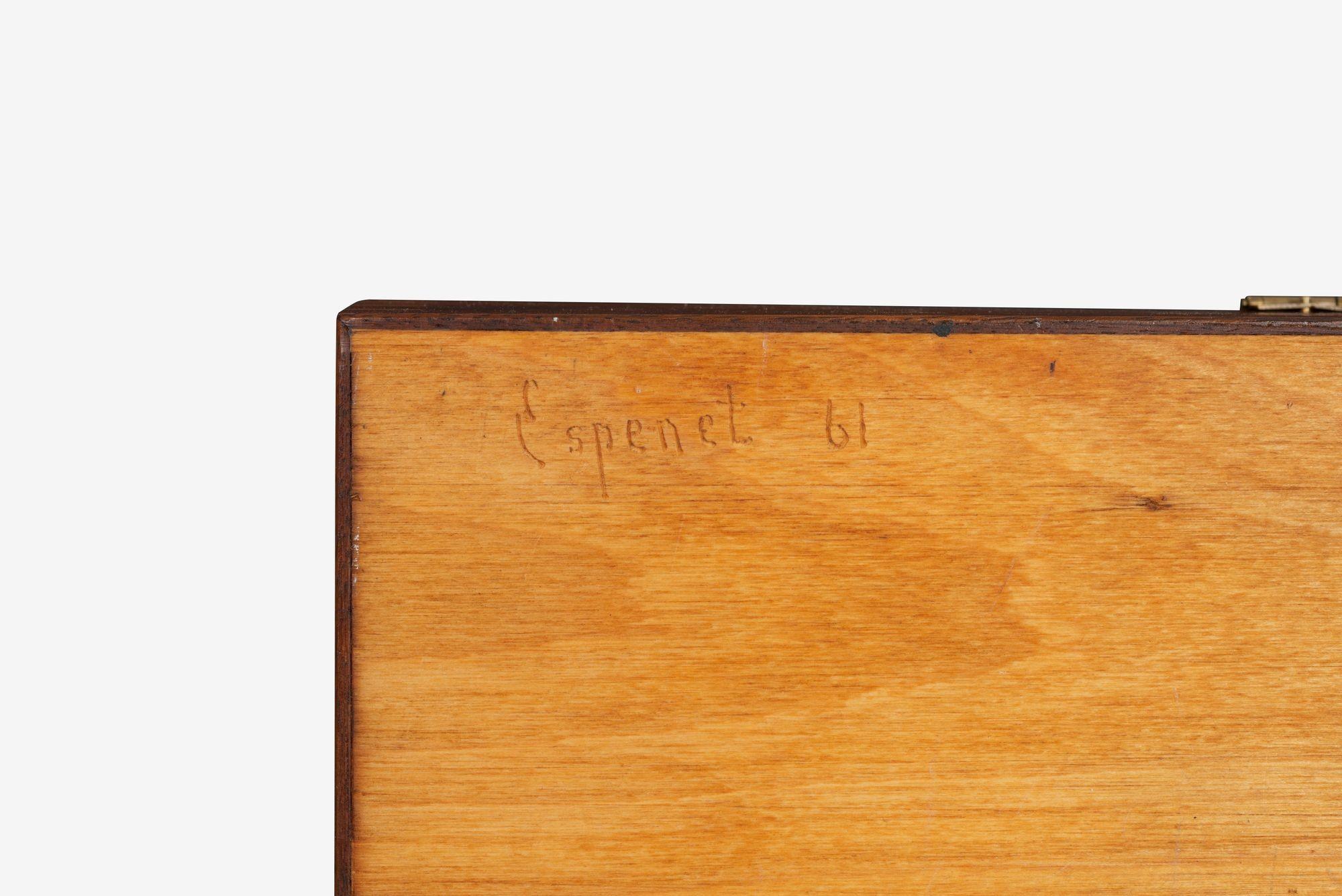 Scatola di legno Arthur Espenet 1961 In condizioni buone in vendita a Chicago, IL