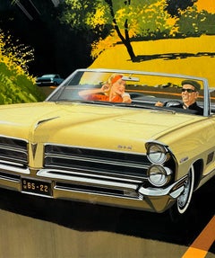 1965 Pontiac 2+2 Convertible Advertisement Brochure - Vintage Cars