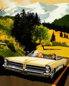 1965 Pontiac 2+2 Convertible Advertisement Brochure - Vintage Cars