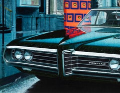 Love on a Rainy Afternoon Pontiac Bonneville Illustration Art