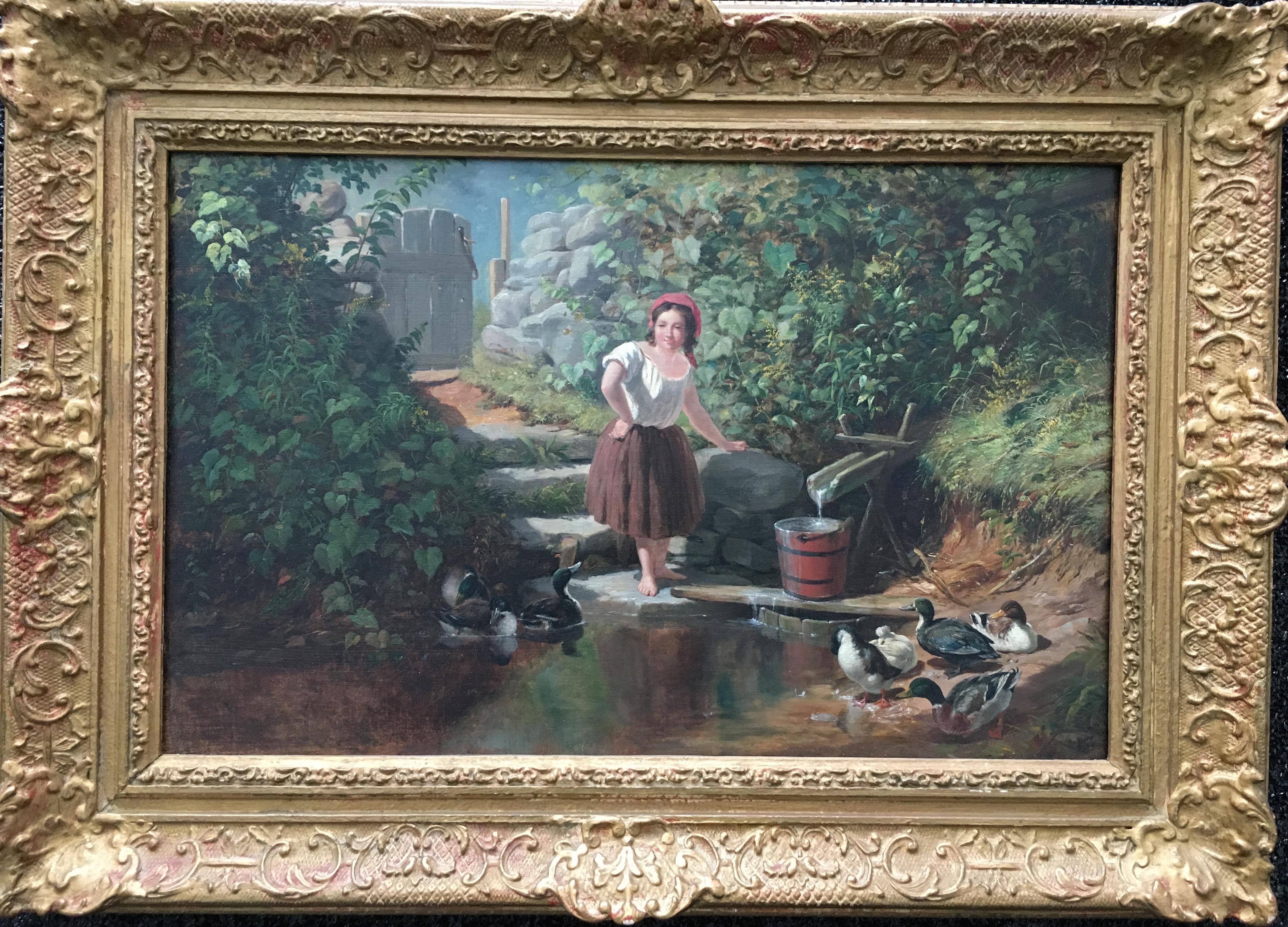 Pleasant Thoughts oil painting by Arthur Fitzwilliam Tait For Sale 1