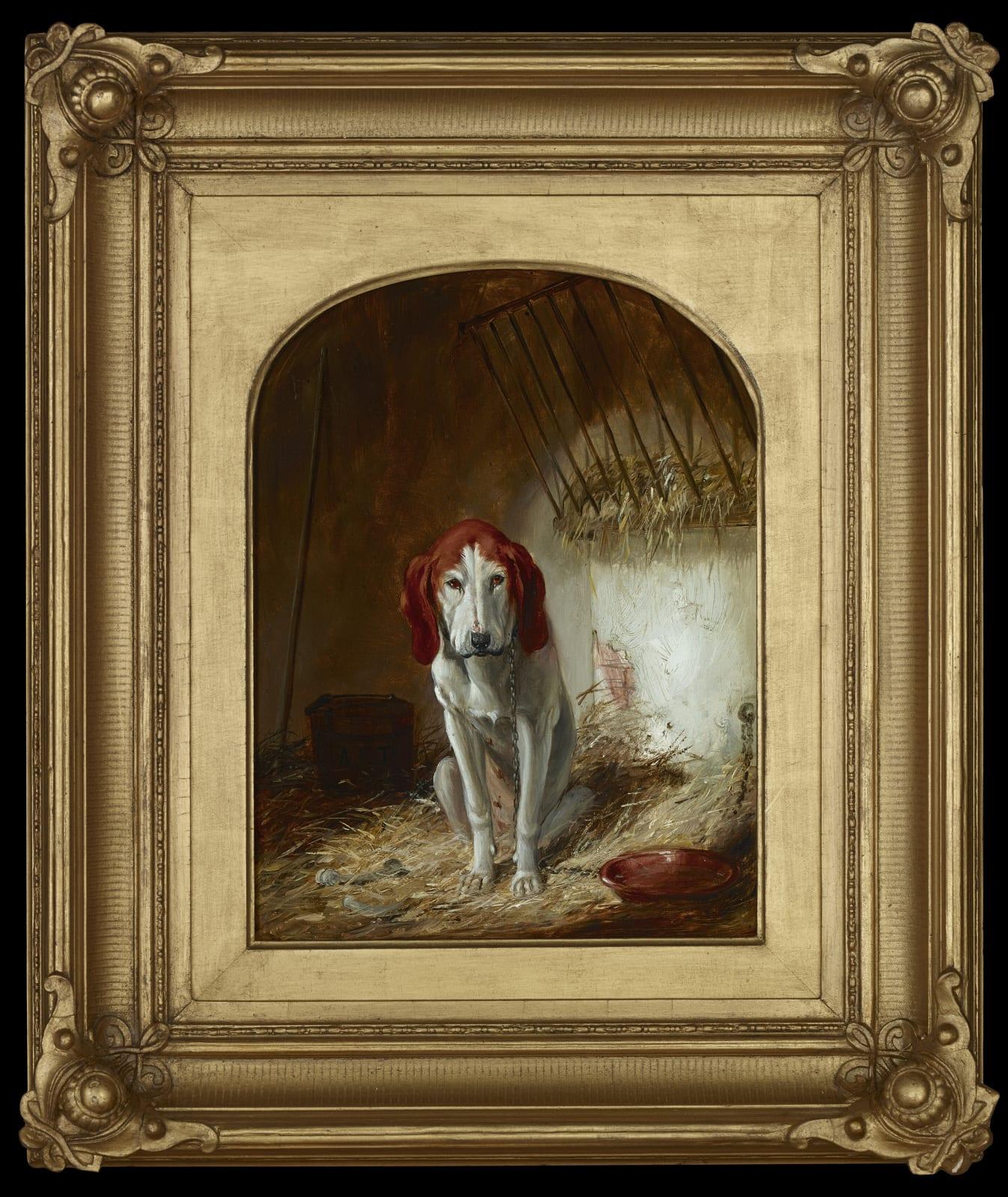 The Hound – Painting von Arthur Fitzwilliam Tait