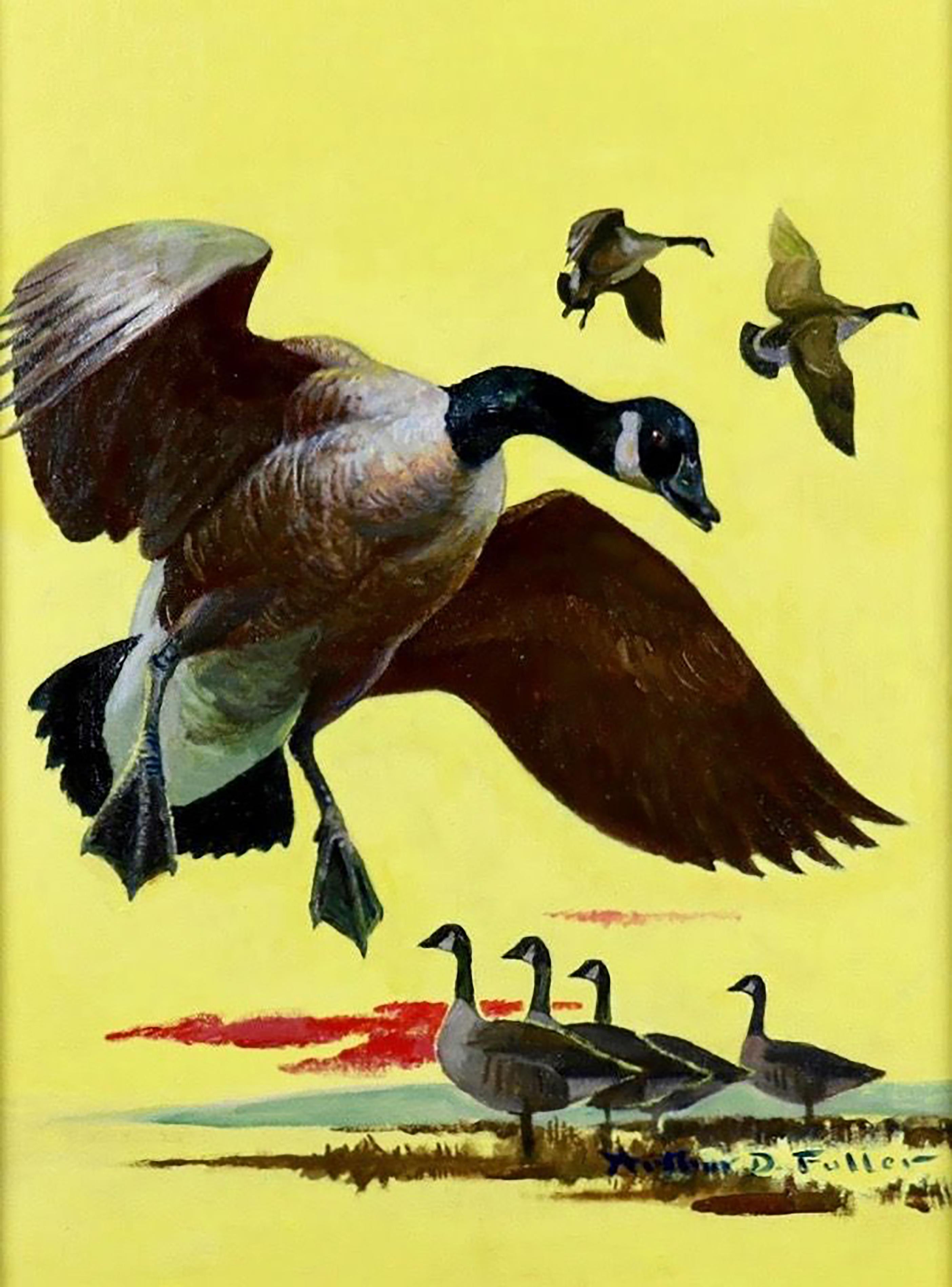 Arthur Fuller Animal Painting - Field and Stream Magazine Cover