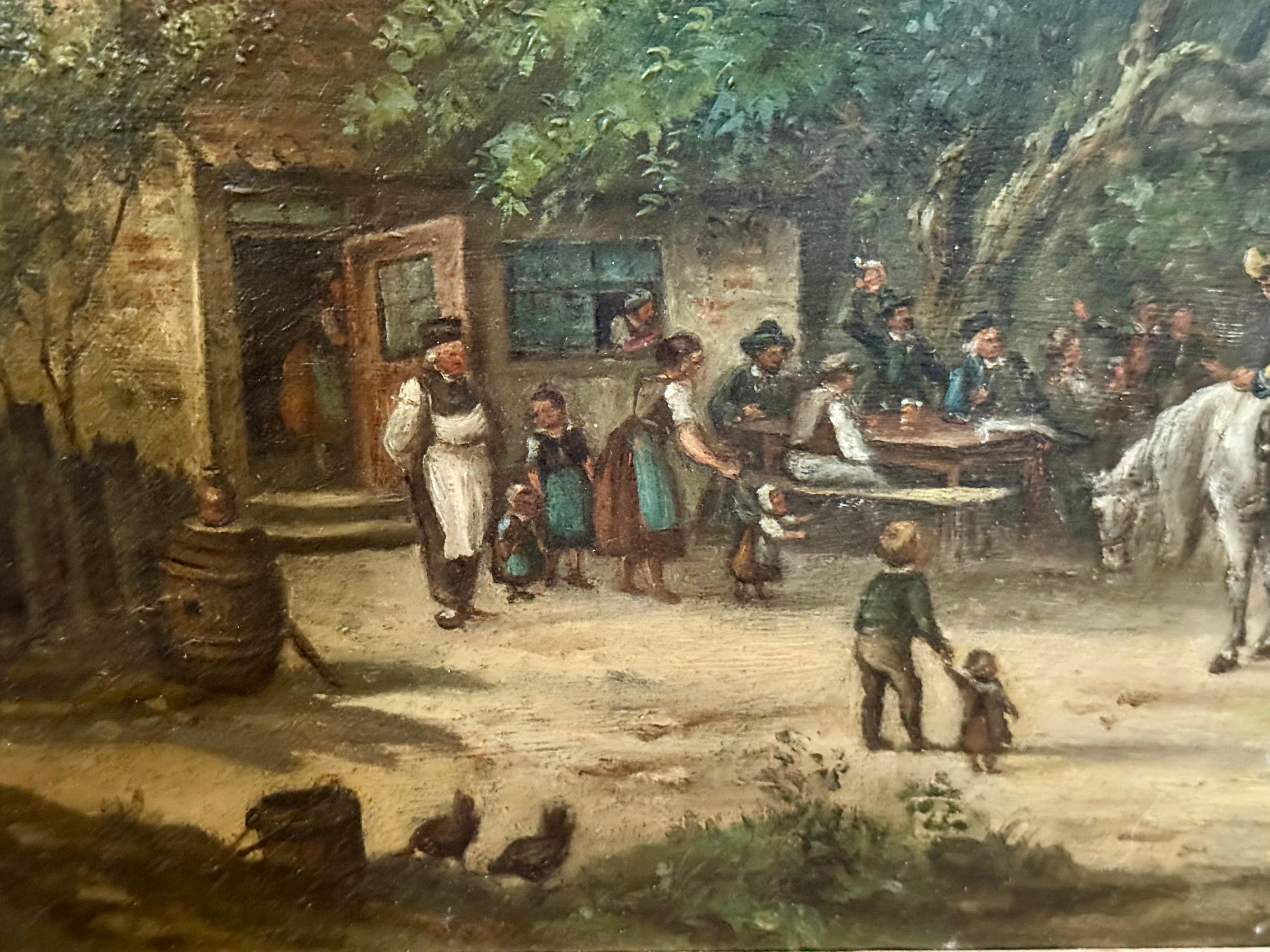 Announcement in Village Square mid 19th century For Sale 7