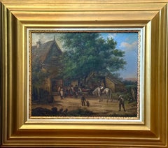Announcement in Village Square mid 19th century