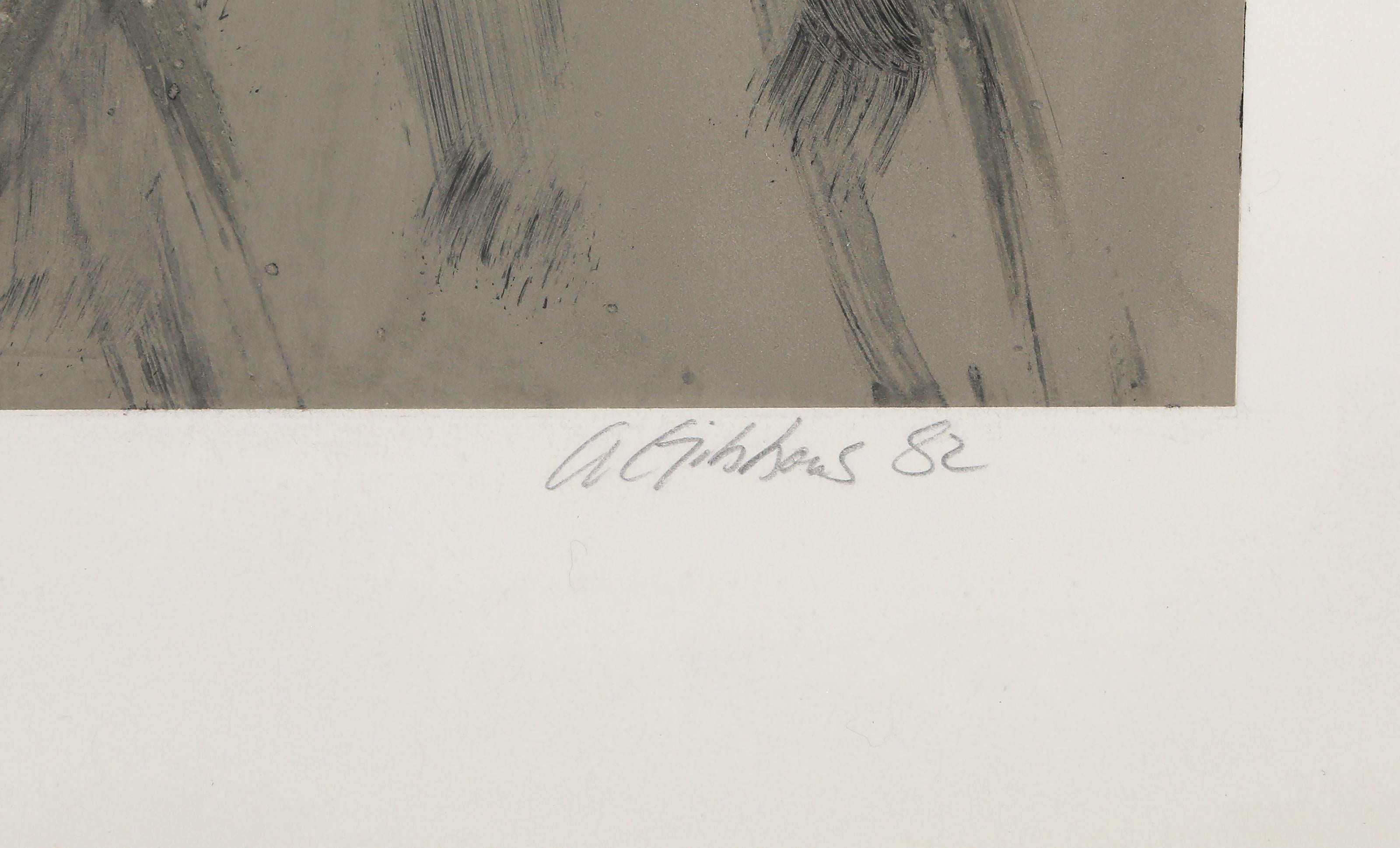 Wakoia, Abstract Monotype Etching with Aquatint by Arthur Gibbons in vendita 2
