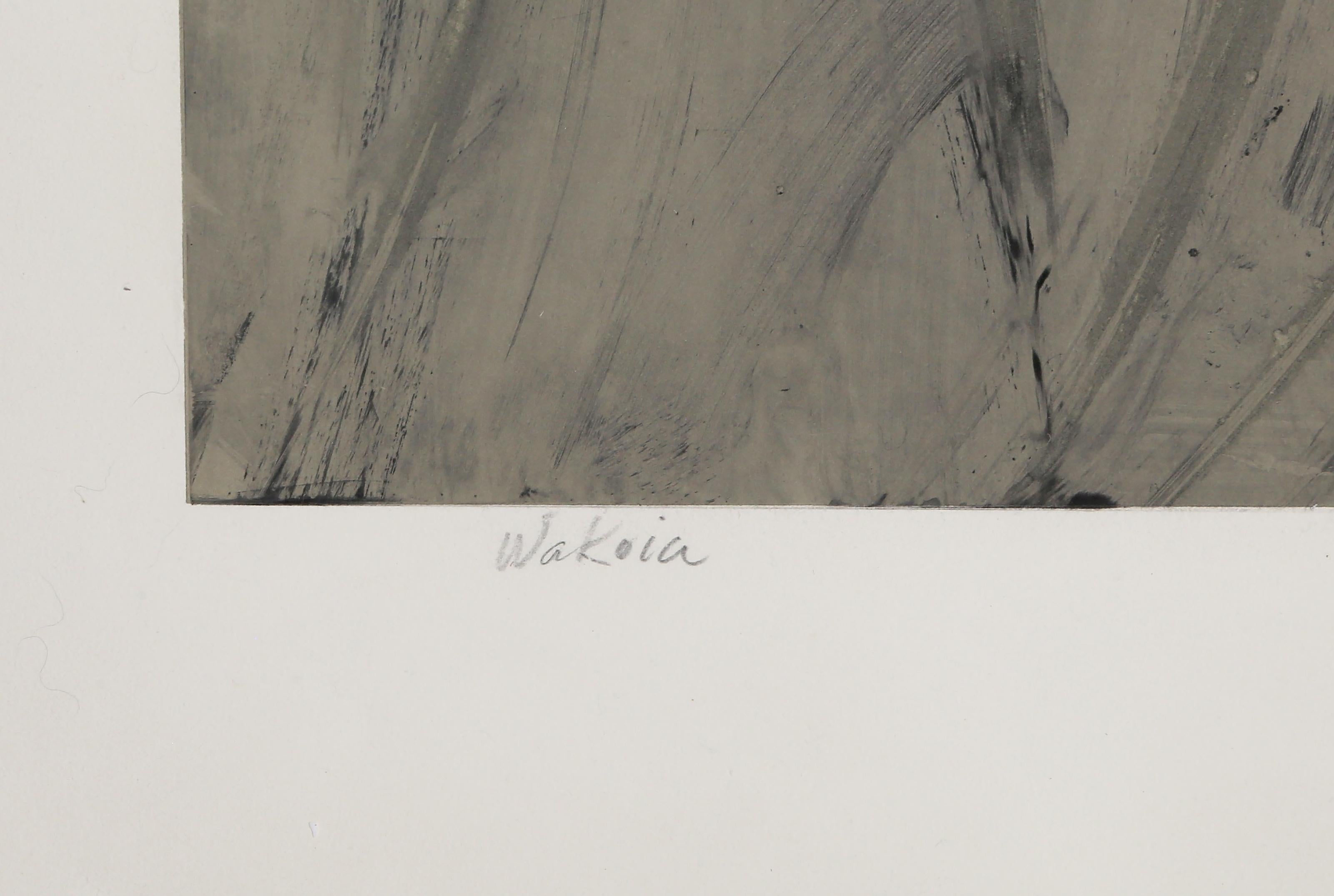 Wakoia, Abstract Monotype Etching with Aquatint by Arthur Gibbons in vendita 3