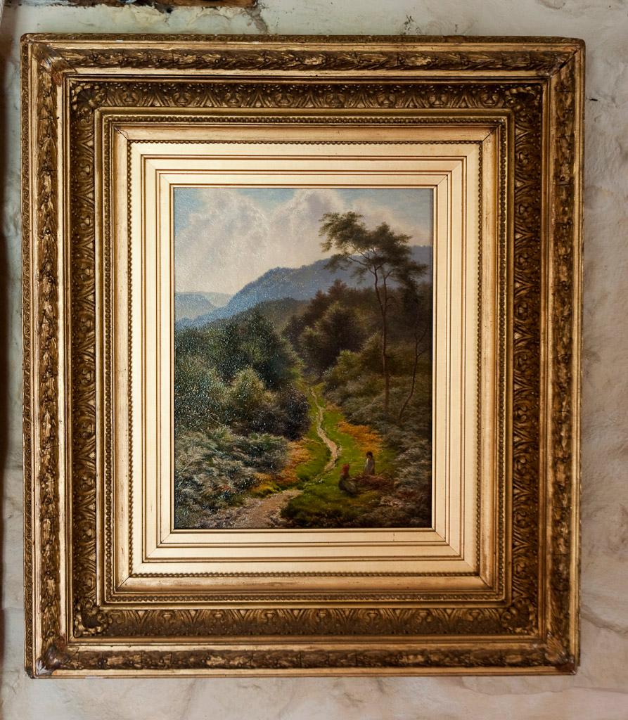 Arthur Gilbert (1819-1895)

A Surrey Path

Oil on Canvas, 25cm x 29cm / 48cm x 42cm

Arthur Gilbert 

Arthur Gilbert Frederick Williams was born in Stoke Newington, London. A member of the famous Williams family of painters, Gilbert was the fourth