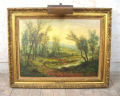 Arthur Greenus Oil on Canvas Painting Surrealism Impressionist