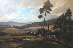 A Scottish Landscape 19th / 20th Century by Yorkshire artist Arthur H Rigg 