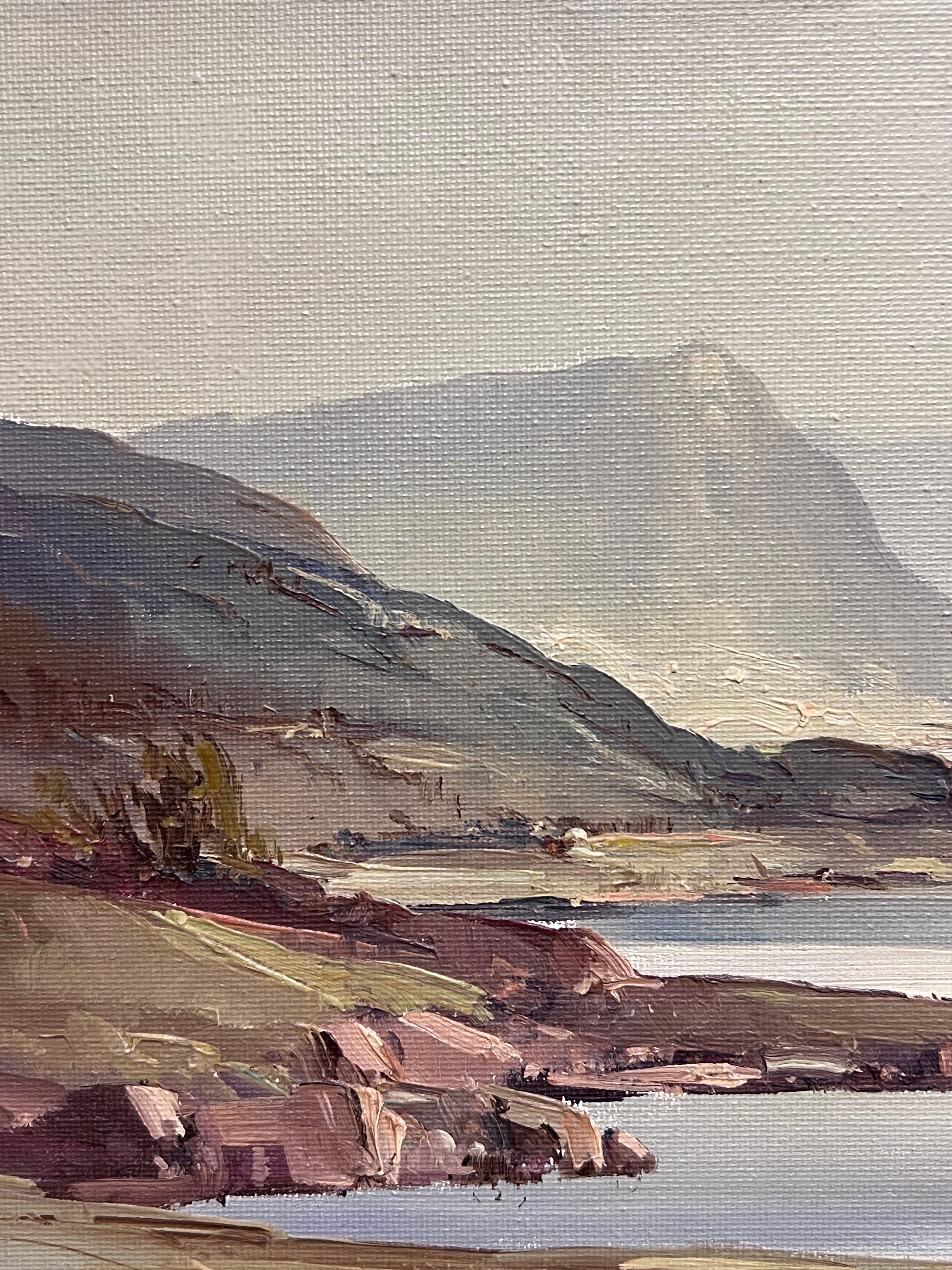 Donegal, Irland
von Arthur H. Twells (1921-1996),
signiertes Öl auf Karton, gerahmt 
Gerahmt: 13,5 x 18,5 Zoll
Brett: 12 x 16 Zoll
Provenienz: Privatsammlung, Großbritannien
Condit: sehr guter Zustand

Für weitere Informationen wenden Sie sich bitte