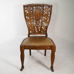 Arthur Heygate Mackmurdo for the Century Guild. An Important Art Nouveau Chair