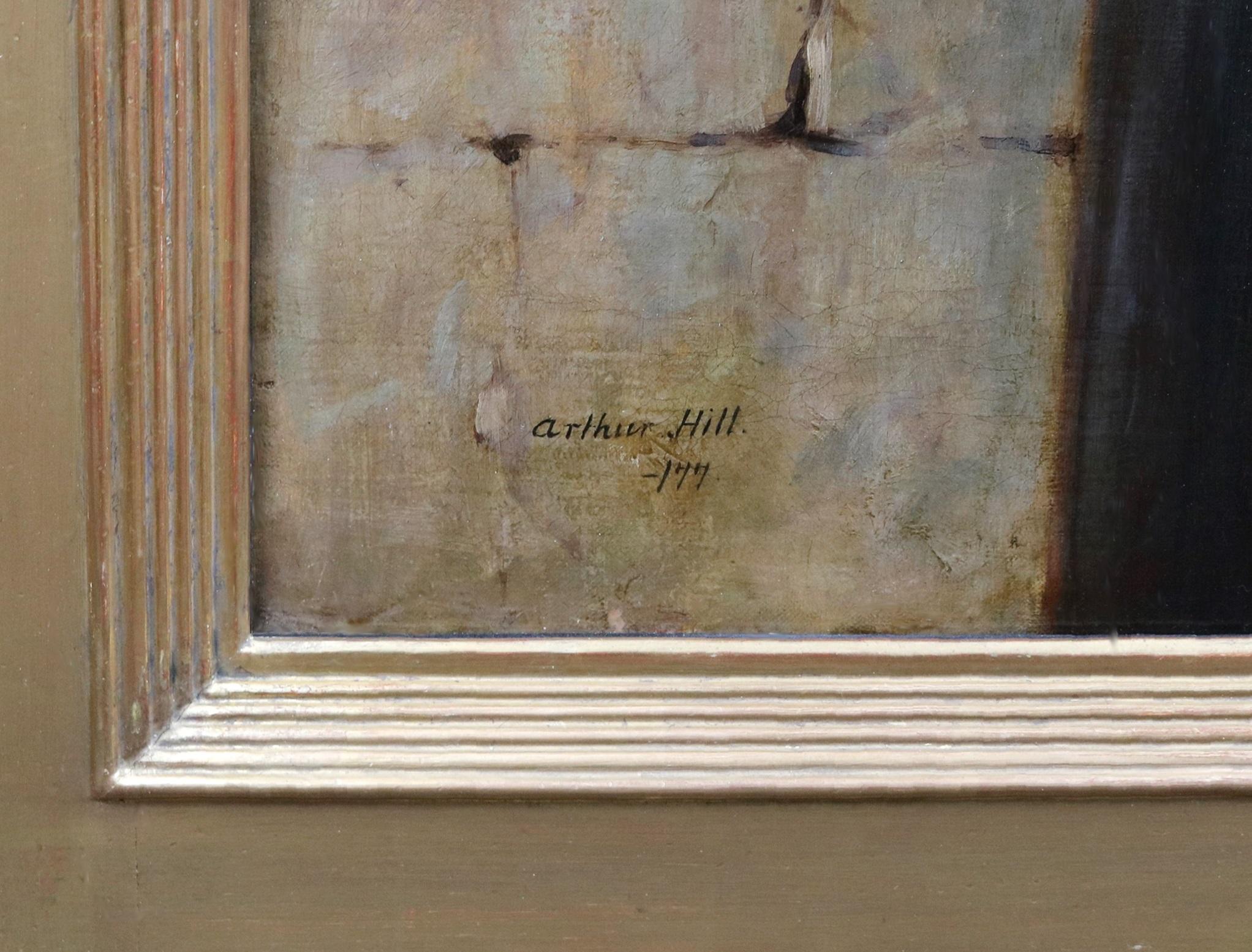 Pittura ad olio da esposizione neoclassica del XIX secolo raffigurante l'antica poetessa greca Saffo in vendita 4