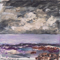 'Study in Davey's Gray', California Abstract Expressionist