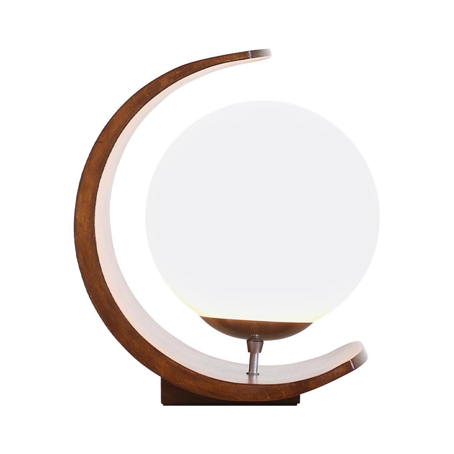 Arthur Jacobs "Half Moon" Table Lamp for Modeline